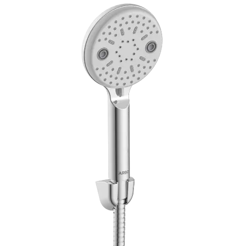 MFS-03 Three Function Hand Shower, Shower Tube With Hook Set