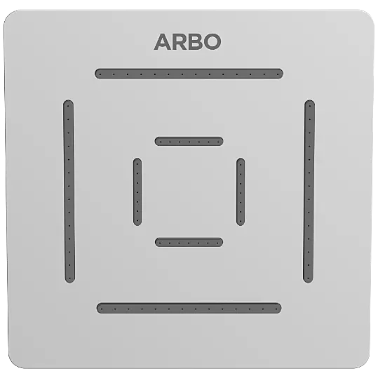 OS-01 Square 4" x 4" Inch Maze Overhead Shower