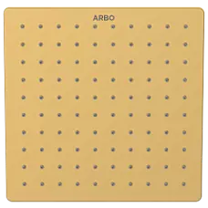 OS-GG-210 Square 8" x 8" Inch SUS 304 Rainfall Overhead Shower (Glossy Gold)