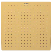 OS-GG-211 Square 12" x 12" Inch SUS 304 Rainfall Overhead Shower (Glossy Gold)