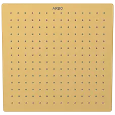 OS-GG-211 Square 12" x 12" Inch SUS 304 Rainfall Overhead Shower (Glossy Gold)