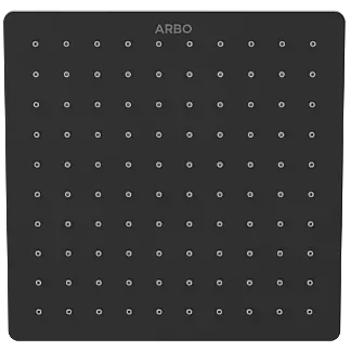 OS-MB-210 Square 8" x 8" Inch SUS 304 Rainfall Overhead Shower (Matt Black)