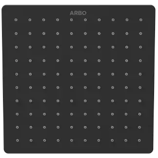 OS-MB-210 Square 8" x 8" Inch SUS 304 Rainfall Overhead Shower (Matt Black)