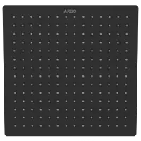 OS-MB-211 Square 12" x 12" Inch SUS 304 Rainfall Overhead Shower (Matt Black)