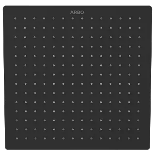 OS-MB-211 Square 12" x 12" Inch SUS 304 Rainfall Overhead Shower (Matt Black)