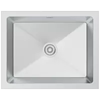 HMR-01 16" x 18" x 9" Inch Hand Made Single Bowl Kitchen Sink - Stainless Steel