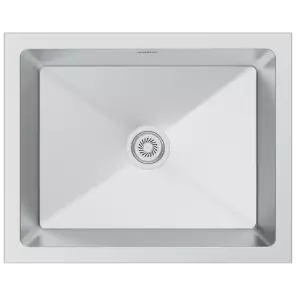 HMR-01 16" x 18" x 9" Inch Hand Made Single Bowl Kitchen Sink - Stainless Steel
