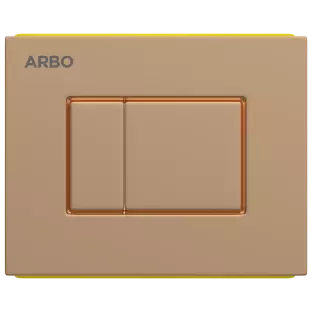 CC-RG-03 Chrome Control Plates Square (Rose Gold) (Compatible With Pneumatic Concealed Cistern CC-01, CC-11)