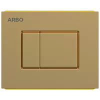 CC-GG-03 Chrome Control Plates Square (Compatible With Pneumatic Concealed Cistern CC-01) (Glossy Gold)