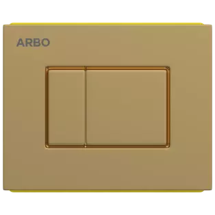 CC-GG-03 Chrome Control Plates Square (Compatible With Pneumatic Concealed Cistern CC-01) (Glossy Gold)