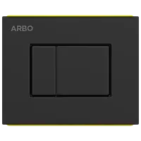 CC-MB-03 Chrome Control Plates Square (Matt Black) (Compatible With Pneumatic Concealed Cistern CC-01, CC-11)