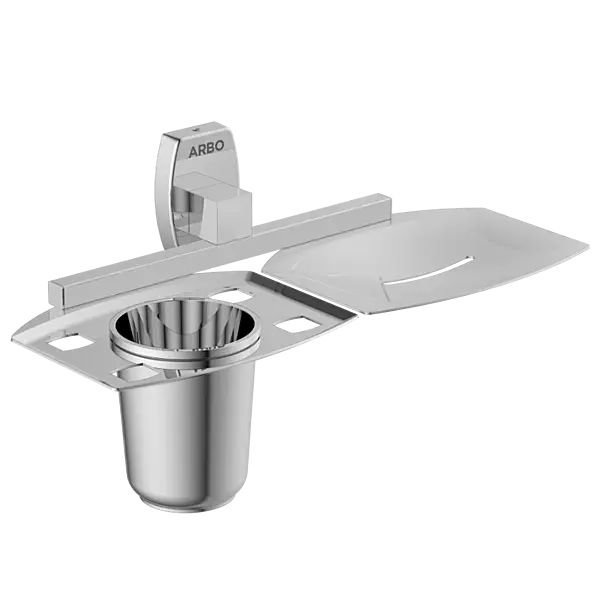 CT-10 Soap Dish With Tumbler Holder (SUS 304)