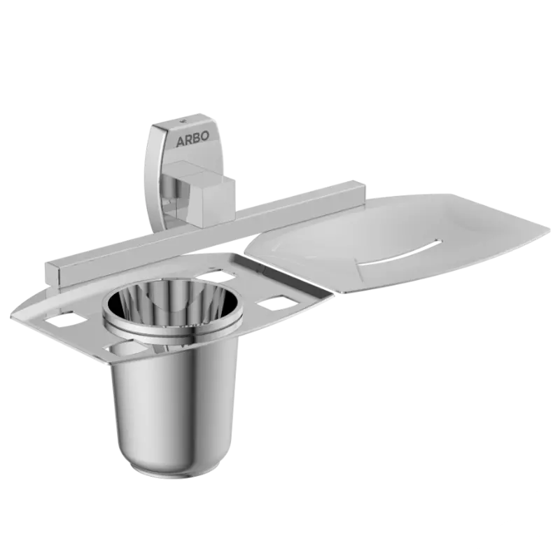 CT-10 Soap Dish With Tumbler Holder (SUS 304)