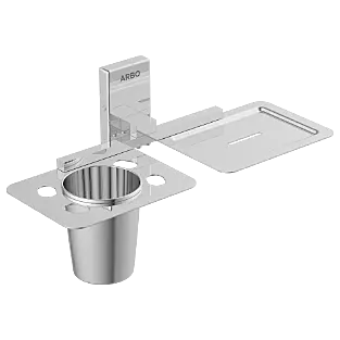 LV-10 Soap Dish With Tumbler Holder