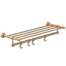 LE-RG-01 Towel Rack With Towel Holder & Hook (Rose Gold Finish)
