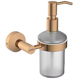 LE-RG-06 Lexus Liquid Soap Dispenser With Brass Pump-Rose Gold