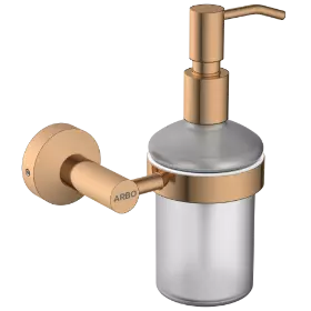LE-RG-06 Lexus Liquid Soap Dispenser With Brass Pump-Rose Gold