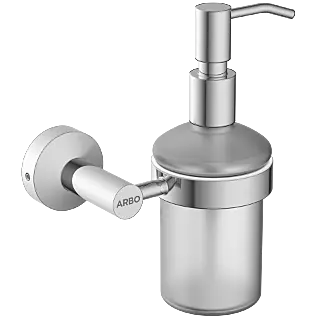 LE-06-Lexus Liquid Soap Dispenser With Brass Pump-Chrome