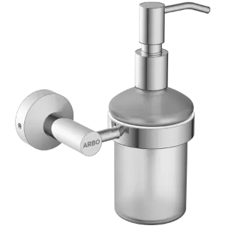 LE-06-Lexus Liquid Soap Dispenser With Brass Pump-Chrome
