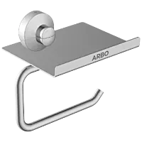 LE-08 Toilet Paper Holder With Shelf (Chrome Finish)