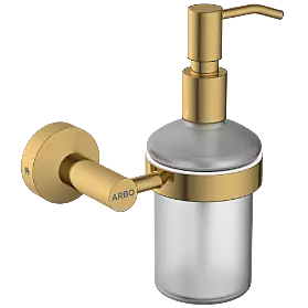 LE-GG-06 Lexus Liquid Soap Dispenser With Brass Pump-Glossy Gold