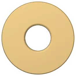 PT-GG-01 Brass Round Wall Flange (Glossy Gold)