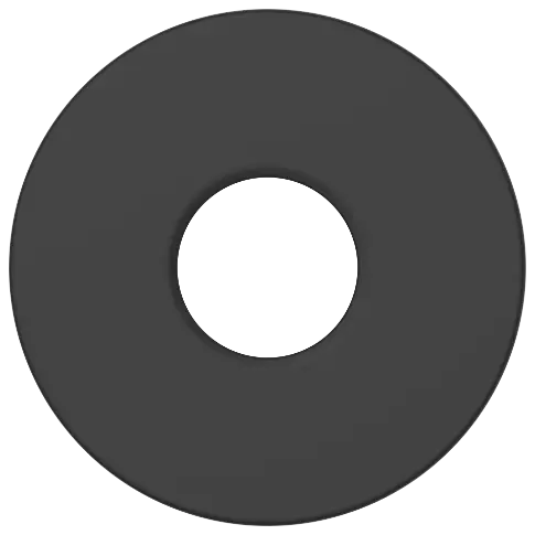 PT-MB-01 Brass Round Wall Flange (Matt Black)
