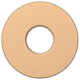 PT-RG-01 Brass Round Wall Flange (Rose Gold)