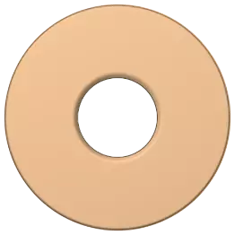 PT-RG-01 Brass Round Wall Flange (Rose Gold)