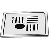 SD-19 Bathroom Grating With Pipe Hole 6" x 6" Inch SUS 304