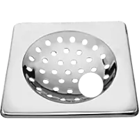 SD-31 Square Watse Drain With Pipe Hole 6" x 6" Inch