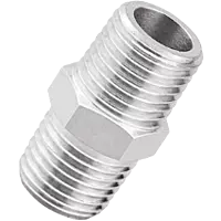 PT-16 Brass Hex Nipple (1/2" x 1/2" BSP)