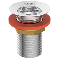 AC-02 Brass 3" Inch Height Full Thread Waste Coupling