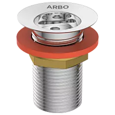 AC-02 Brass 3" Inch Height Full Thread Waste Coupling