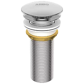 AC-72 Brass 5'' Inch Height Full Thread Click Clack Waste Coupling