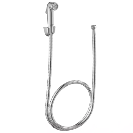HF-09 ABS Round Health Faucet With Hook & 1.2 Mtr. S.S. Tube