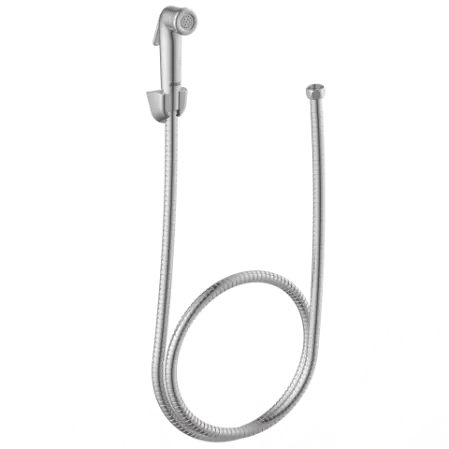 HF-09 ABS Round Health Faucet With Hook & 1.2 Mtr. S.S. Tube