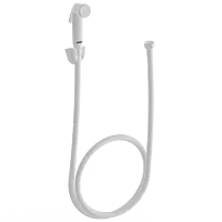 HF-11 ABS Round Health Faucet With Hook & 1.2 Mtr. S.S. Tube