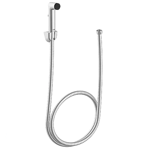 HF-12 ABS Round Health Faucet With Hook & 1.2 Mtr. S.S. Tube