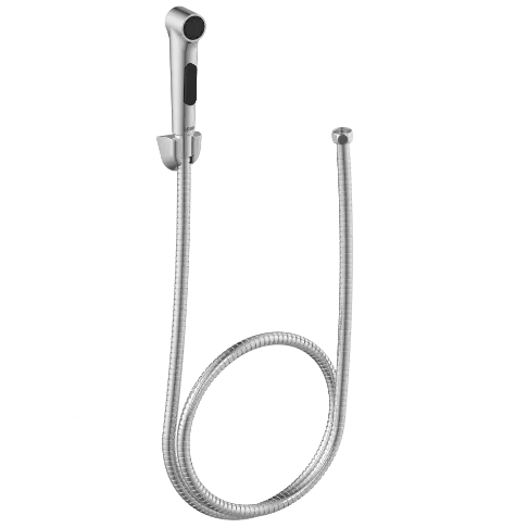 HF-15 ABS Round Health Faucet With Hook & 1.2 Mtr. S.S. Tube