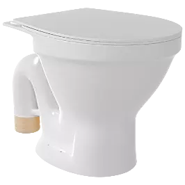 EWC-22111PP Apple EWC S Trap With Normal Close Seat Cover, Hinges, Fixing Accessories