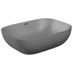 TTB-AG-23541 Armani Grey Apple Thin Rim Table Top Basin 18" x 13" Inch