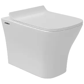 EWC-25111PP Cosmo Washdown EWC S Trap (4" Trap) With Gasket And Installation Kit With Normal Close Seat Cover, Hinges, Fixing Accessories