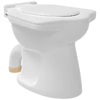 EWC-33111PP Elite EWC S Trap With Normal Close Seat Cover, Hinges, Fixing Accessories