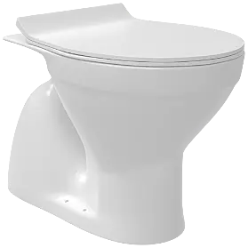 EWC-13111PP Lexus EWC S Trap (4" Trap) With Normal Close Seat Cover, Hinges, Fixing Accessories