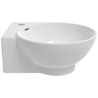 WBT-13443 Lexus Corner Wall Hung Basin 14" x 14" Inch