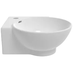 WBT-13443 Lexus Corner Wall Hung Basin 14" x 14" Inch
