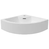 WBT-26441 Solo Corner Wall Hung Basin 12" x 12" Inch
