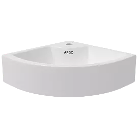 WBT-26441 Solo Corner Wall Hung Basin 12" x 12" Inch