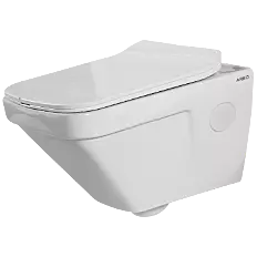 WHC-30321PP Neo Rimless Wall Hung Closet With Soft Close Seat Cover, Hinges, Accessories Set